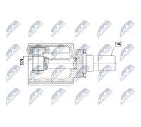 Giunto semiasse Assale anteriore Sx NPW-ME-171 NTY per MERCEDES-BENZ