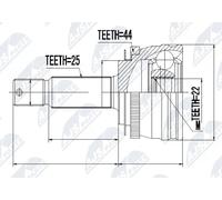 NTY Kit giunti semiasse