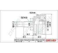 Giunto semiasse DP2110.10.1084 Drve+ per ALFA ROMEO FIAT