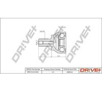 Giunto semiasse DP2110.10.1216 Drve+ per FORD VOLVO