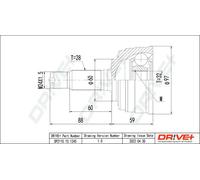 Giunto semiasse DP2110.10.1245 Drve+