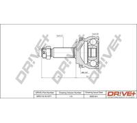 Giunto semiasse DP2110.10.1271 Drve+ per KIA HYUNDAI