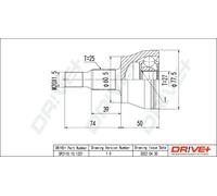 Giunto semiasse DP2110.10.1321 Drve+ per MERCEDES-BENZ CLASSE A