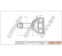 Dr Ve + Giunto Kit Giunti Albero Motore Lato Ruota per Renault Trafic II