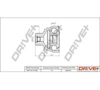 Giunto semiasse DP2110.10.1523 Drve+ per AUDI A7 Sportback A6 C7 A5 A8 D4 Q5