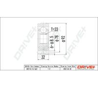 Giunto semiasse DP2110.10.1651 Drve+ per VW SEAT SKODA