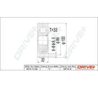 Giunto semiasse DP2110.10.1655 Drve+