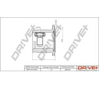 Giunto semiasse DP2110.10.1672 Drve+ per VW SEAT AUDI FORD SKODA