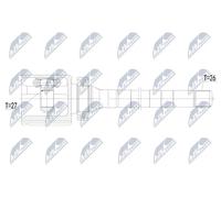 Giunto semiasse Dx NPW-FR-108 NTY per FORD KUGA I