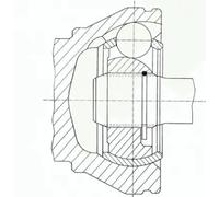 Giunto semiasse Giunto omocinetico 304458 LÖBRO per OPEL VECTRA B
