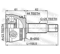 Giunto semiasse lato ruota 1210-LANA44 FEBEST per HYUNDAI ELANTRA III