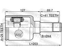 FEBEST 2111-TTFLH Kit giunti semiasse