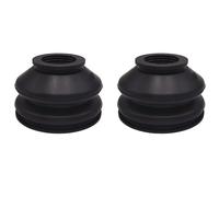 giunto sferico 2X Copri-soffione antipolvere in gomma universale per estremità del tirante dello sterzo e giunti sferici neri(2PCS D)