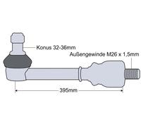 Giunto Sferico E Giunto Assiale Per John Deere 6190R 6195R 6210R 6215R