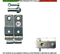 Giunto Snodo 121381 Alluminio Attenuatore Kit Completo Ricambio Motore Cancello