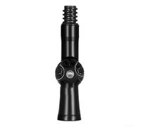 Giunto telescopico snodato a 270 gradi, testa girevole a 270 gradi, connettore per strumenti di pulizia delle finestre, rulli di vernice, attacco per asta di prolunga, colore nero (1