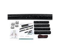 GIUNTO TERMORESTRINGENTE HELLERMANNTYTON 380-04013 - Kit guaine termorestringenti in poliolefine reticolate, 250 mm, 1 pezzo, con connettori