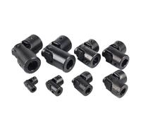 Giunto universale, Giunto universale a tre sezioni in metallo, connettore for albero motore, dimensioni multiple(6x12x34mm)