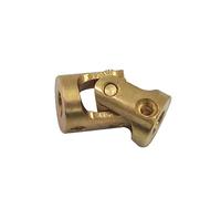 Giunto Universale In Ottone 3mm A 3mm Per Modelli RC Barca - Mini Accoppiamento A Cardano Metallico Con Viti Di Fissaggio M2