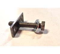 Giunzione a Vite per Mobili Testa Esagonale a Spacco mm. 8x50 Pz. 8 VITEL