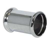 Giunzione per tubo in ottone cromato con OR 30mm