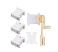 GIUPLOKID Bobine di plastica per Filo da Ricamo, Bobine di Filo da Ricamo 1000 Pezzi Avvolgitore Bobine plastica for Punto Croce Organizzatore Fai Te