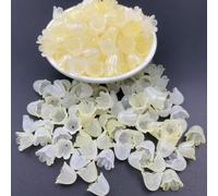 GIUPLOKID Cappucci per Perline a Forma di Fiore in Acrilico, Copriperline Fiore Acrilico Multicolori 100/200/600 Pz 9x10mm(Yellow Water Foam,600pcs 9x10MM)