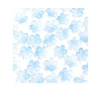 GIUPLOKID Cappucci per Perline a Forma di Fiore in Acrilico, Perline a Forma di Fiore 500/1000 Pezzi 10,5 mm in Vetro sfumato Multicolore Sfuso for la creazione Gioielli(Light Blue,500pcs)