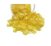 GIUPLOKID Cappucci per Perline a Forma di Fiore in Acrilico, Perline distanziatrici a Forma di Fiore in Acrilico Multicolore, 500/1000 Pezzi, for Gioielli Fai da Te(Yellow,500pcs)