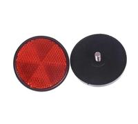 GIUPLOKID Catadiottri per Pali di cancello, Bastoncini Catarifrangenti Rotondi for Moto e cancelli, Confezione da 4 Misure Multiple(3)