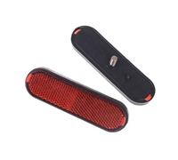 GIUPLOKID Catadiottri per Pali di cancello, Catarifrangenti Moto for Cancelliera Rossi Misure Multiple 4 pz(Red 101x30x6mm)