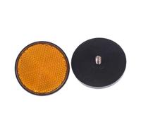 GIUPLOKID Catadiottri per Pali di cancello, Confezione da 4 Catarifrangenti for Moto rettangolari Rotondi di Varie Dimensioni(D)