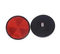 GIUPLOKID Catadiottri per Pali di cancello, Confezione da 4 Catarifrangenti for Moto rettangolari Rotondi di Varie Dimensioni(C)