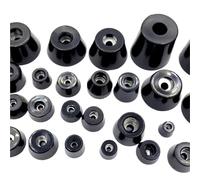 GIUPLOKID Gambe per mobili in legno, Cuscinetti antivibranti in gomma for mobili ed elettronica Diverse dimensioni 4 pz(49x32x29 4pcs)