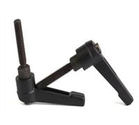 GIUPLOKID Maniglia a leva di serraggio filettata, Leva di bloccaggio Maniglia regolabile Manopola con filettatura maschio esterna M4-M16(Screw M5x50mm)
