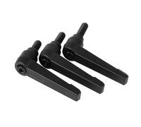 GIUPLOKID Maniglia a leva di serraggio filettata, Maniglia con manopola di bloccaggio regolabile leva for viti M4-M16 Nera(Screw M5x25mm)