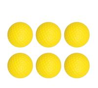 GIUPLOKID Palla da golf in schiuma, Palline da Pratica Golf in Schiuma Gialle 4cm Confezione 6 pz