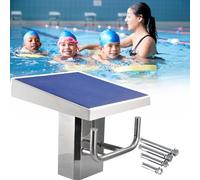 GIUPLOKID Piattaforma di Immersione da Piscina Pesante, Piattaforma for Trampolino Acciaio Inossidabile 304 Inclinazione 15° 550 libbre Impugnatura Standard aggiornata(Upgraded)
