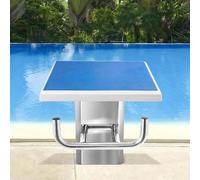 GIUPLOKID Piattaforma di Immersione da Piscina Pesante, Piattaforma for Trampolino in Acciaio Inossidabile 304 Multicolore for Allenamento di Nuoto(A)