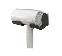 GIUPLOKID Scaffale portaoggetti per Parrucchieri, Porta Piastra for asciugacapelli 2 Pezzi Supporto da Bagno a Parete Multicolor 16x9,4x6,6 cm(Grey)