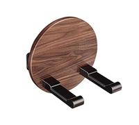 GIUPLOKID Scaffale portaoggetti per Parrucchieri, Supporto for asciugacapelli da Parete in Legno Marrone 12 cm