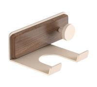 GIUPLOKID Scaffale portaoggetti per Parrucchieri, Wall Mounted Hair Dryer Holder, White, 17.5x11x5.5cm