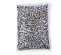 GIUPLOKID Strass Hotfix Flatback, Crystal Strass Termoadesivi Multicolor SS6-SS20 14400 pz(Mine Gold,SS16-14400pcs)