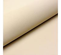 GIURI TESSUTI - CAPRI, Tessuto Contract in Ecopelle Nautica, Ignifugo, Anti-UV, Antibatterico, Impermeabile - per Tappezzeria d'Interni, Esterni, Barche, Auto, Moto (10 MT, AVORIO)