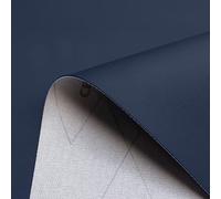 GIURI TESSUTI - CAPRI, Tessuto Contract in Ecopelle Nautica, Ignifugo, Anti-UV, Antibatterico, Impermeabile - per Tappezzeria d'Interni, Esterni, Barche, Auto, Moto (3 MT, BLU NAVY)