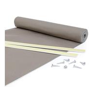 Giuri Tessuti - Fasce in TESSUTO Outdoor per copertura ad onda di Pergola e Gazebo - Telo ombreggiante da esterno (TORTORA, 60x900cm)