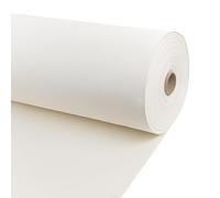 GIURI TESSUTI - MOLLY DAILY, La Tovaglia Proteggi Tavolo a Fantasia - Mollettone Gommato Paracolpi, Copritavolo, Antiscivolo (180x130 CM, LINEN PANNA)