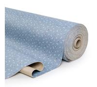 Giuri Tessuti - MOLLY DAILY, La Tovaglia Proteggi Tavolo a Fantasia - Mollettone Gommato Paracolpi, Copritavolo, Antiscivolo (180x130 CM, LIBELLULE AZZURRO)