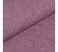 GIURI TESSUTI - PENELOPE, Tessuto Effetto Canapone - Idrorepellente e Antimacchia, Ideale per Arredo e Tappezzeria - Altezza 140 cm (Al Metro, Lilla)