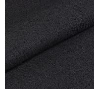 GIURI TESSUTI - PENELOPE, Tessuto Effetto Canapone - Idrorepellente e Antimacchia, Ideale per Arredo e Tappezzeria - Altezza 140 cm (10 Metri, Antracite)